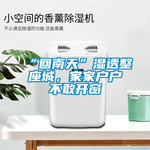 “回南天”濕透整座城，家家戶戶不敢開窗
