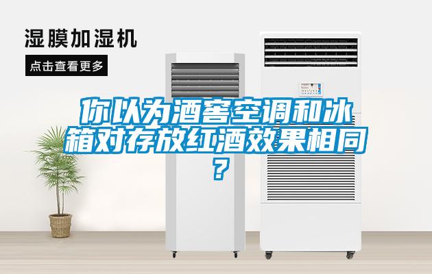 你以為酒窖空調(diào)和冰箱對存放紅酒效果相同？
