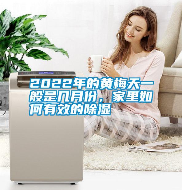 2022年的黃梅天一般是幾月份，家里如何有效的除濕