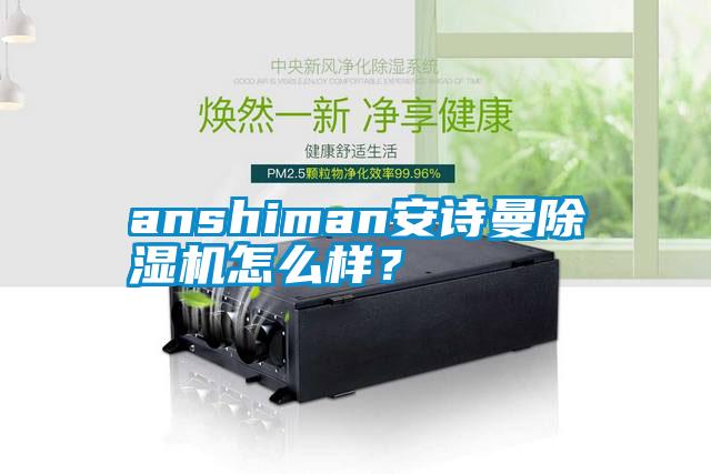 anshiman安詩曼除濕機怎么樣？