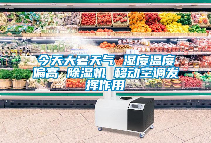 今天大暑天氣 濕度溫度偏高 除濕機 移動空調發(fā)揮作用