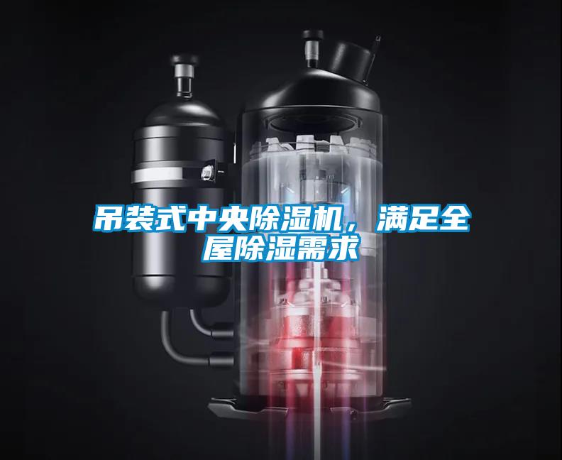 吊裝式中央除濕機，滿足全屋除濕需求