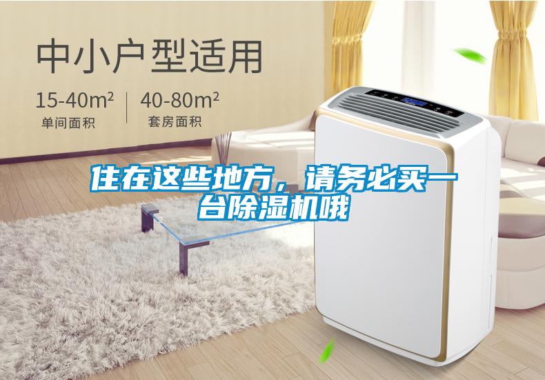 住在這些地方，請務必買一臺除濕機哦