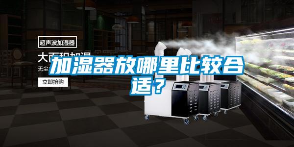 加濕器放哪里比較合適？
