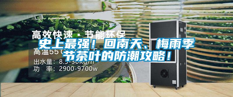 史上最強(qiáng)！回南天、梅雨季節(jié)茶葉的防潮攻略！