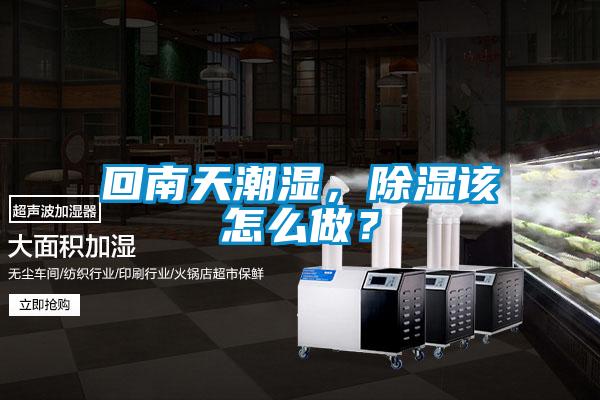 回南天潮濕，除濕該怎么做？