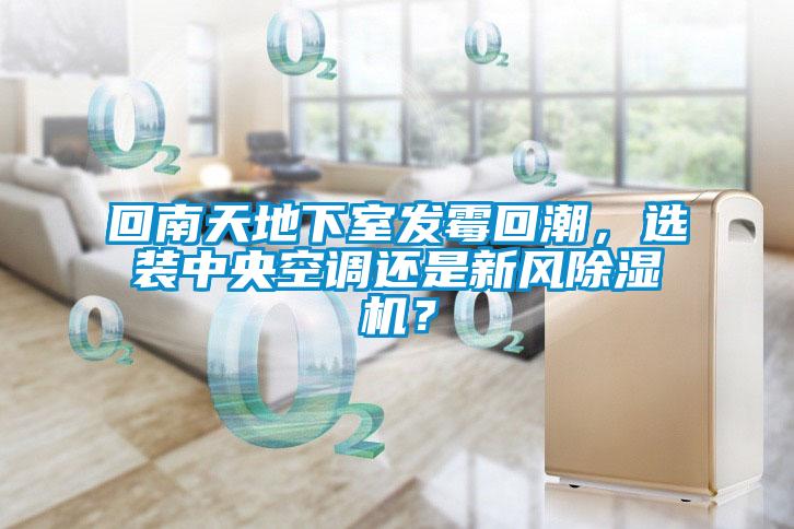 回南天地下室發(fā)霉回潮，選裝中央空調(diào)還是新風(fēng)除濕機？