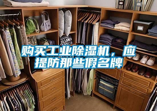 購(gòu)買工業(yè)除濕機(jī)，應(yīng)提防那些假名牌