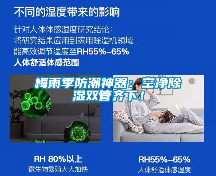 梅雨季防潮神器：空凈除濕雙管齊下！