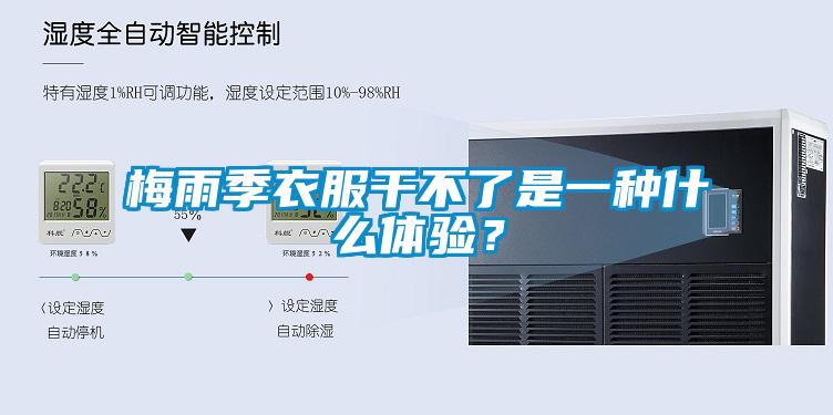 梅雨季衣服干不了是一種什么體驗(yàn)？