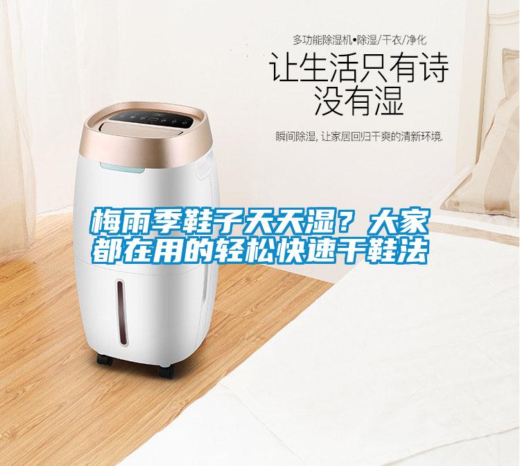 梅雨季鞋子天天濕？大家都在用的輕松快速干鞋法