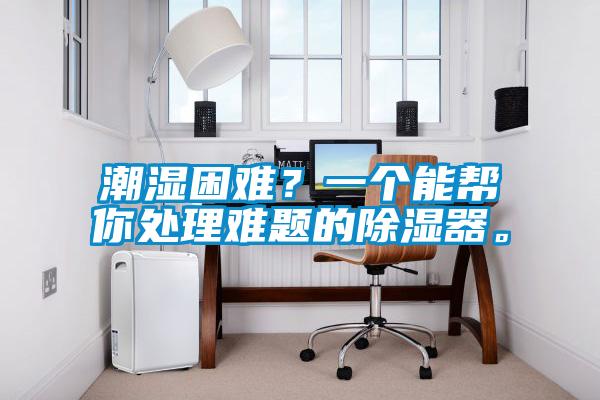 潮濕困難？一個能幫你處理難題的除濕器。