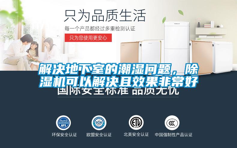 解決地下室的潮濕問題，除濕機可以解決且效果非常好