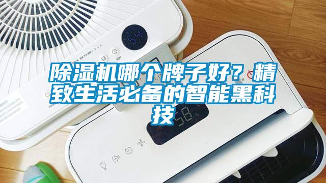 除濕機哪個牌子好？精致生活必備的智能黑科技