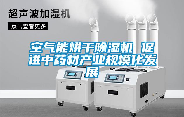 空氣能烘干除濕機(jī) 促進(jìn)中藥材產(chǎn)業(yè)規(guī)?；l(fā)展