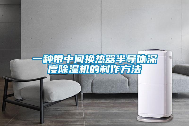 一種帶中間換熱器半導(dǎo)體深度除濕機的制作方法