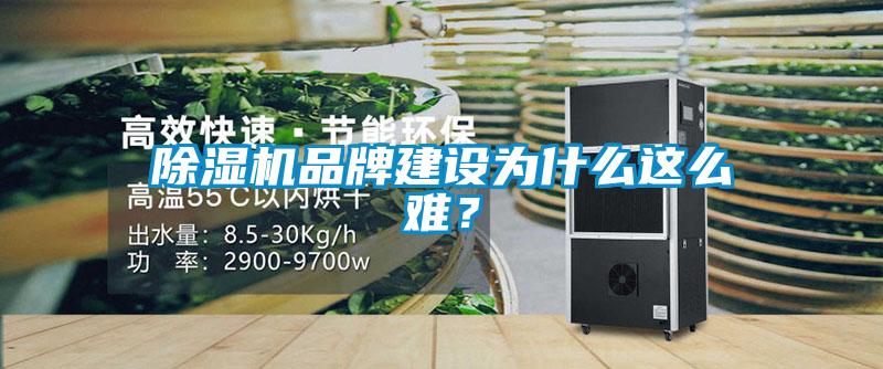 除濕機(jī)品牌建設(shè)為什么這么難？