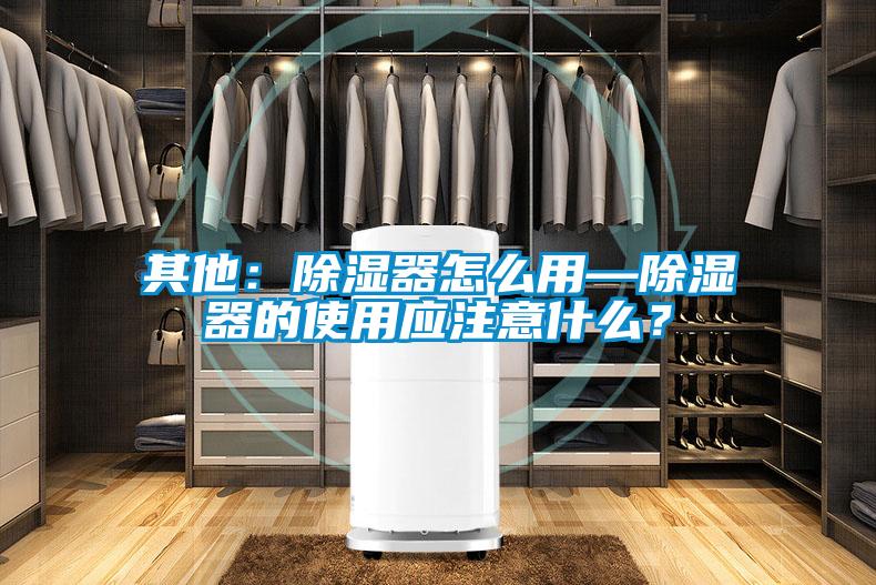 其他：除濕器怎么用—除濕器的使用應(yīng)注意什么？