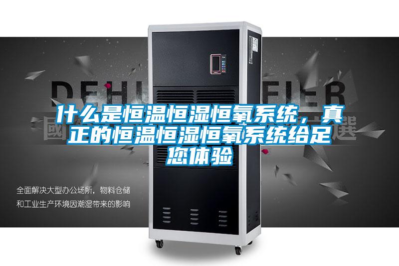 什么是恒溫恒濕恒氧系統(tǒng)，真正的恒溫恒濕恒氧系統(tǒng)給足您體驗