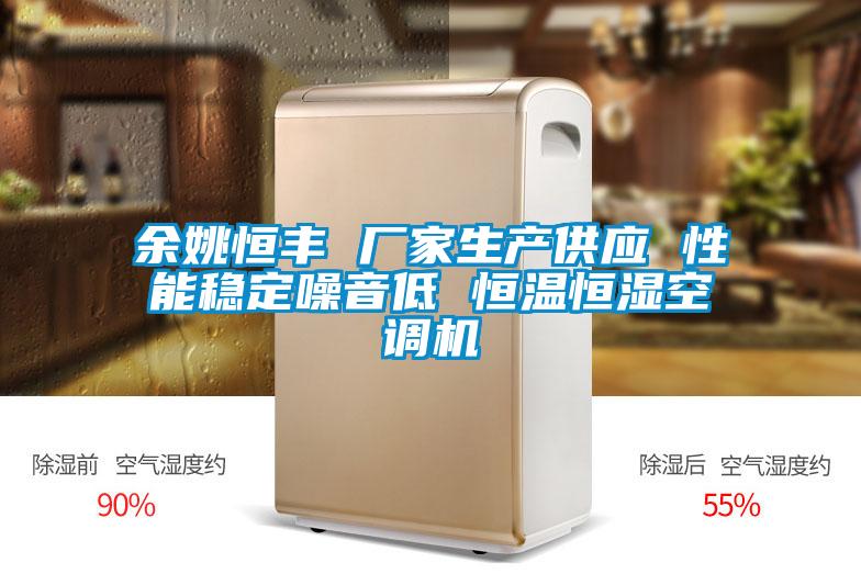 余姚恒豐 廠家生產(chǎn)供應 性能穩(wěn)定噪音低 恒溫恒濕空調機