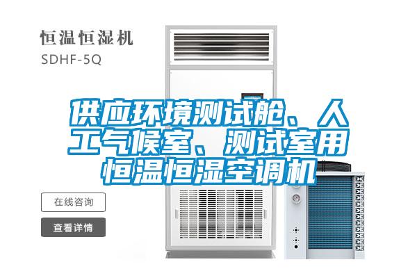供應(yīng)環(huán)境測試艙、人工氣候室、測試室用恒溫恒濕空調(diào)機