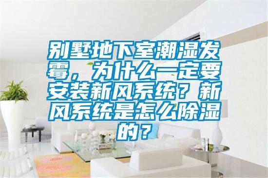 別墅地下室潮濕發(fā)霉，為什么一定要安裝新風(fēng)系統(tǒng)？新風(fēng)系統(tǒng)是怎么除濕的？