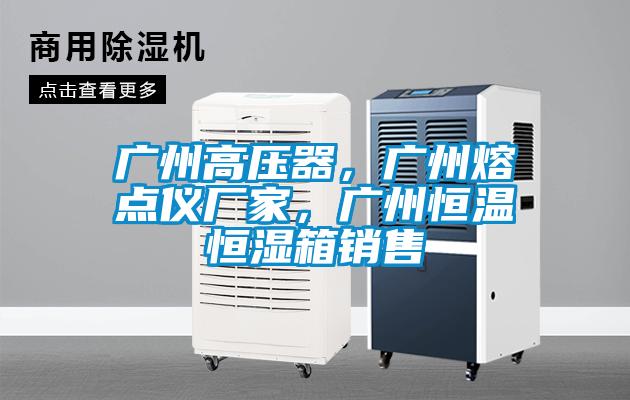 廣州高壓器，廣州熔點(diǎn)儀廠家，廣州恒溫恒濕箱銷售