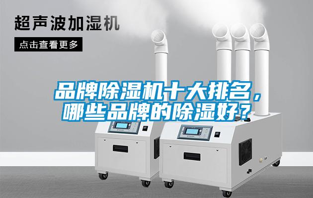 品牌除濕機十大排名，哪些品牌的除濕好？