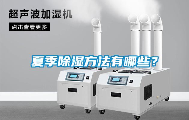 夏季除濕方法有哪些？