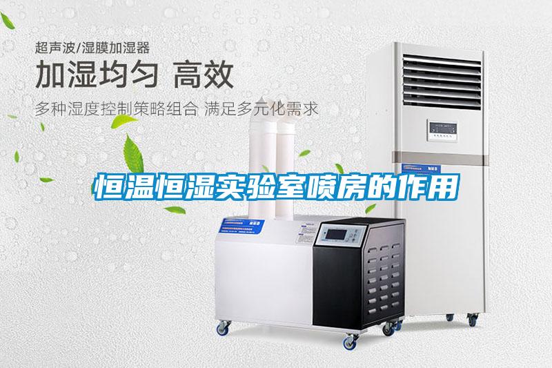 恒溫恒濕實(shí)驗(yàn)室噴房的作用