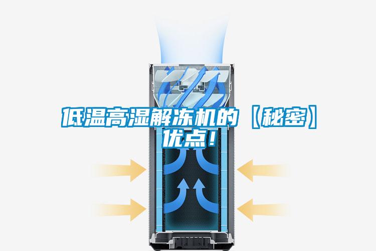 低溫高濕解凍機的【秘密】優(yōu)點！