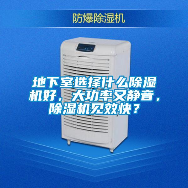 地下室選擇什么除濕機好，大功率又靜音，除濕機見效快？