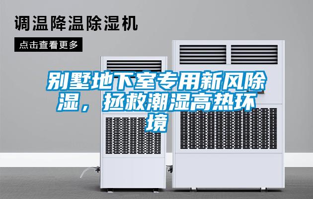 別墅地下室專用新風(fēng)除濕，拯救潮濕高熱環(huán)境