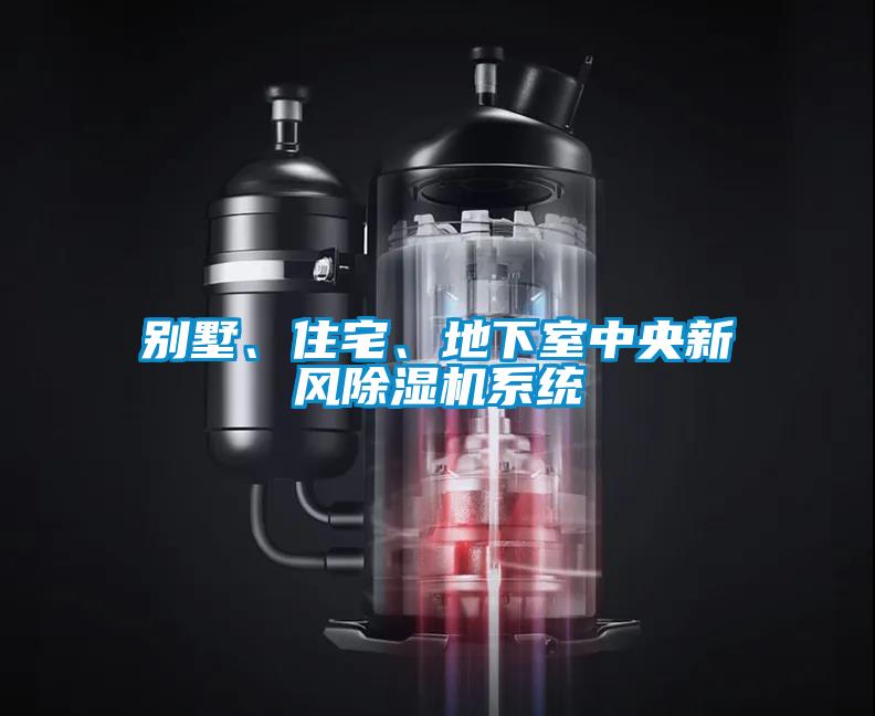 別墅、住宅、地下室中央新風除濕機系統(tǒng)
