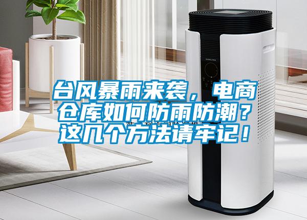 臺(tái)風(fēng)暴雨來(lái)襲，電商倉(cāng)庫(kù)如何防雨防潮？這幾個(gè)方法請(qǐng)牢記！