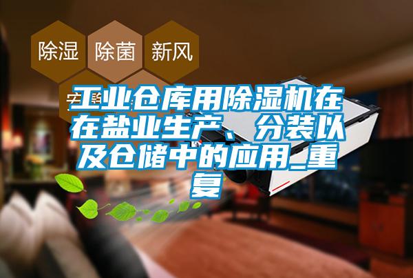 工業(yè)倉庫用除濕機(jī)在在鹽業(yè)生產(chǎn)、分裝以及倉儲(chǔ)中的應(yīng)用_重復(fù)