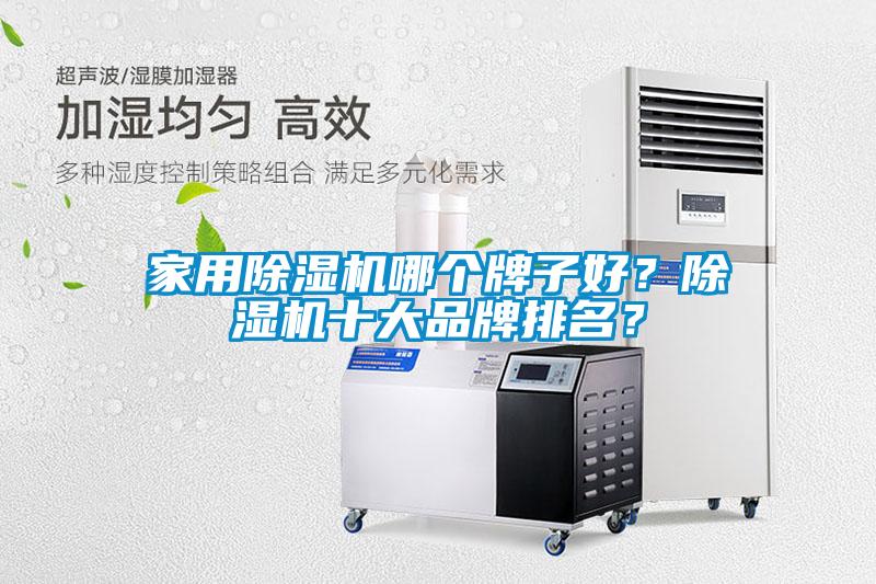 家用除濕機哪個牌子好？除濕機十大品牌排名？
