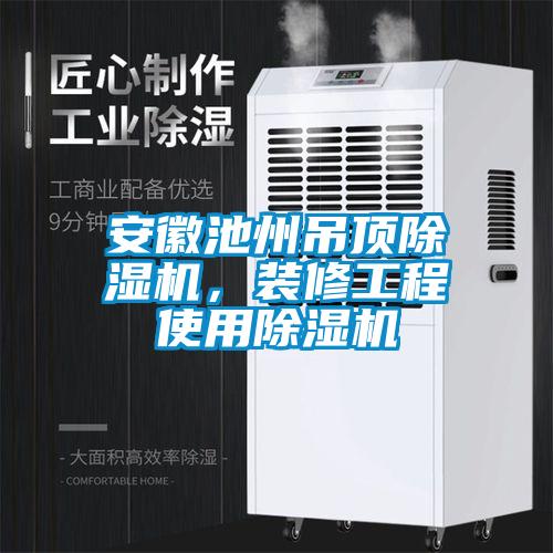 安徽池州吊頂除濕機，裝修工程使用除濕機