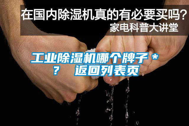 工業(yè)除濕機(jī)哪個(gè)牌子＊？ 返回列表頁(yè)