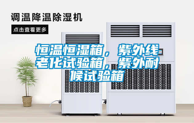 恒溫恒濕箱，紫外線老化試驗箱，紫外耐候試驗箱