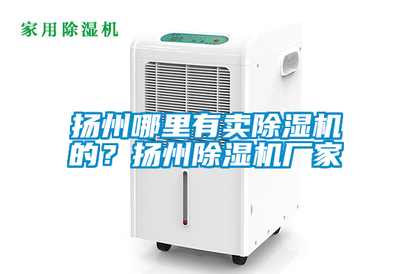 揚(yáng)州哪里有賣除濕機(jī)的？揚(yáng)州除濕機(jī)廠家
