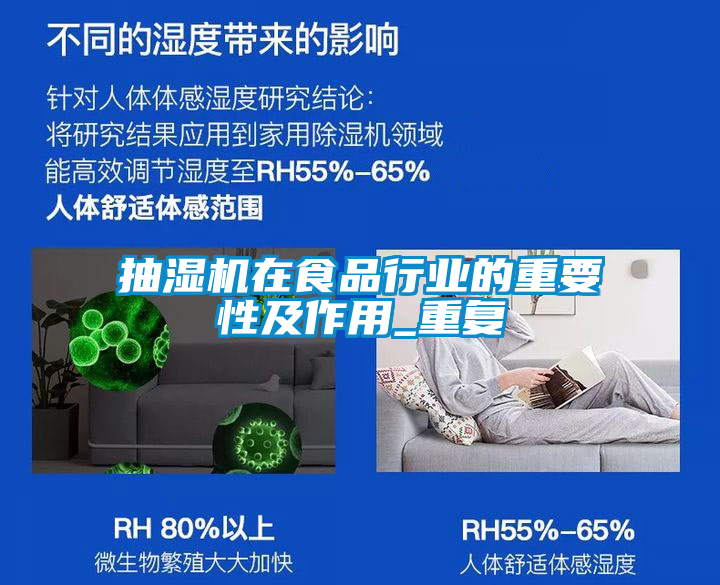 抽濕機在食品行業(yè)的重要性及作用_重復