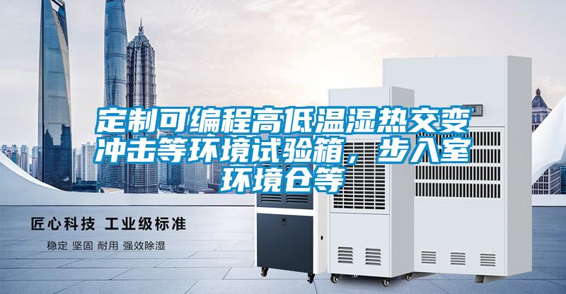 定制可編程高低溫濕熱交變沖擊等環(huán)境試驗箱，步入室環(huán)境倉等
