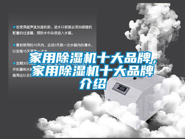 家用除濕機(jī)十大品牌，家用除濕機(jī)十大品牌介紹
