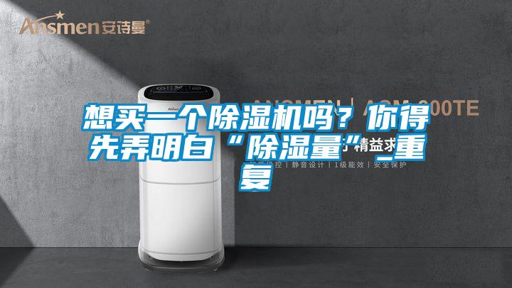 想買一個除濕機(jī)嗎？你得先弄明白“除濕量”_重復(fù)