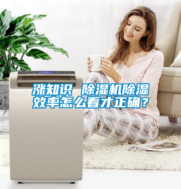 漲知識(shí) 除濕機(jī)除濕效率怎么看才正確？