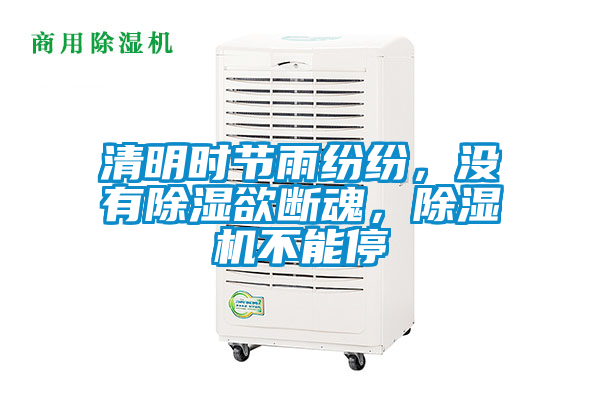 清明時節(jié)雨紛紛，沒有除濕欲斷魂，除濕機不能停