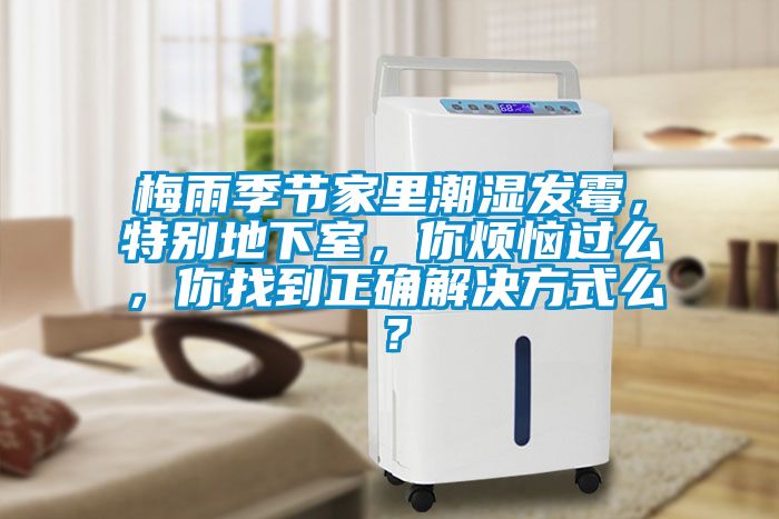 梅雨季節(jié)家里潮濕發(fā)霉，特別地下室，你煩惱過么，你找到正確解決方式么？