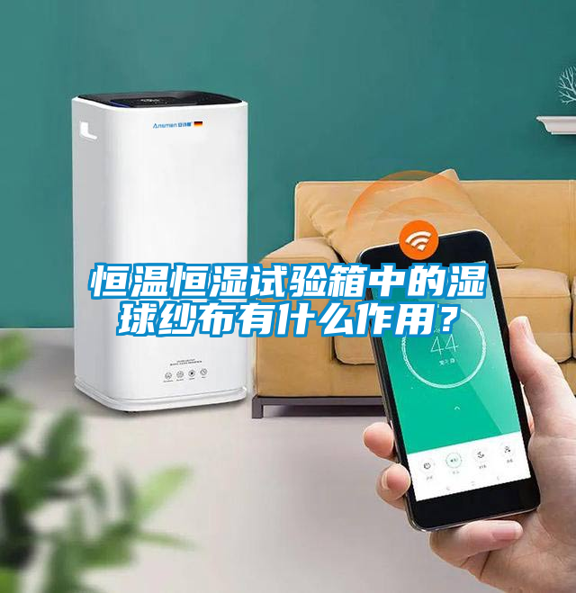 恒溫恒濕試驗箱中的濕球紗布有什么作用？