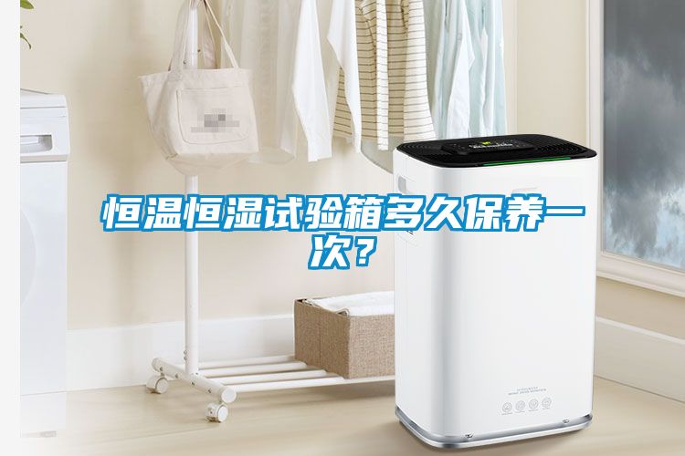 恒溫恒濕試驗箱多久保養(yǎng)一次？